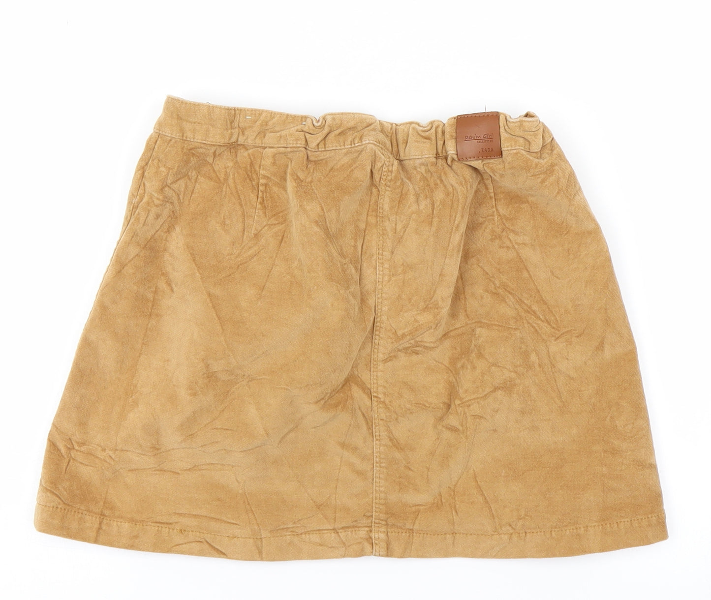 Zara Girls Girls Brown   A-Line Skirt Size 9-10 Years