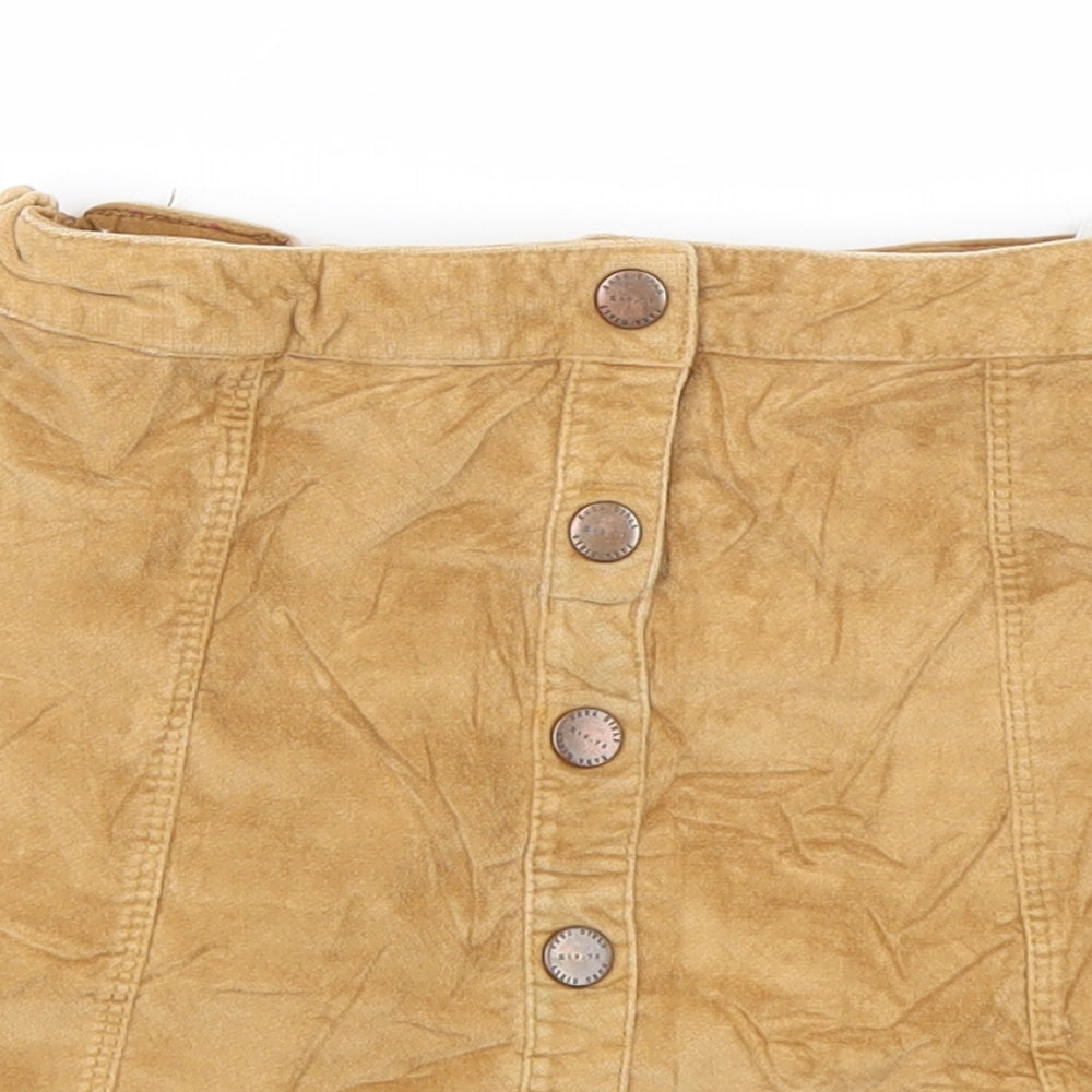 Zara Girls Girls Brown   A-Line Skirt Size 9-10 Years