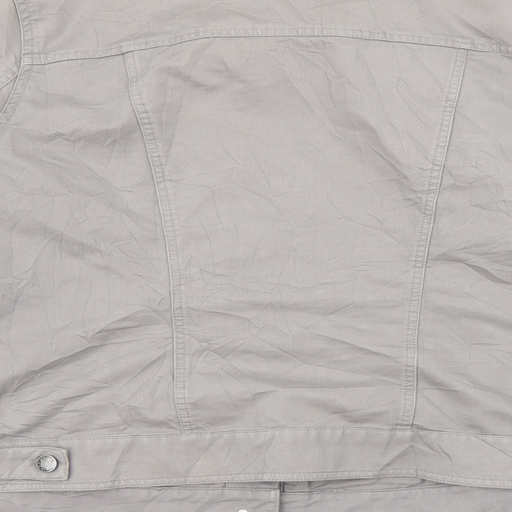 Maine Womens Grey  Denim Jacket  Size 18