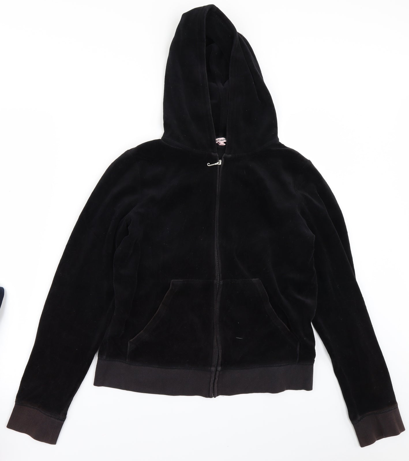Juicy Couture Womens Black   Full Zip Hoodie Size XL