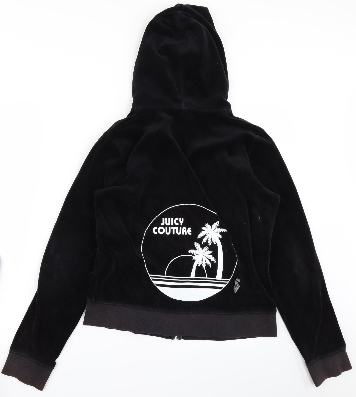 Juicy Couture Womens Black   Full Zip Hoodie Size XL