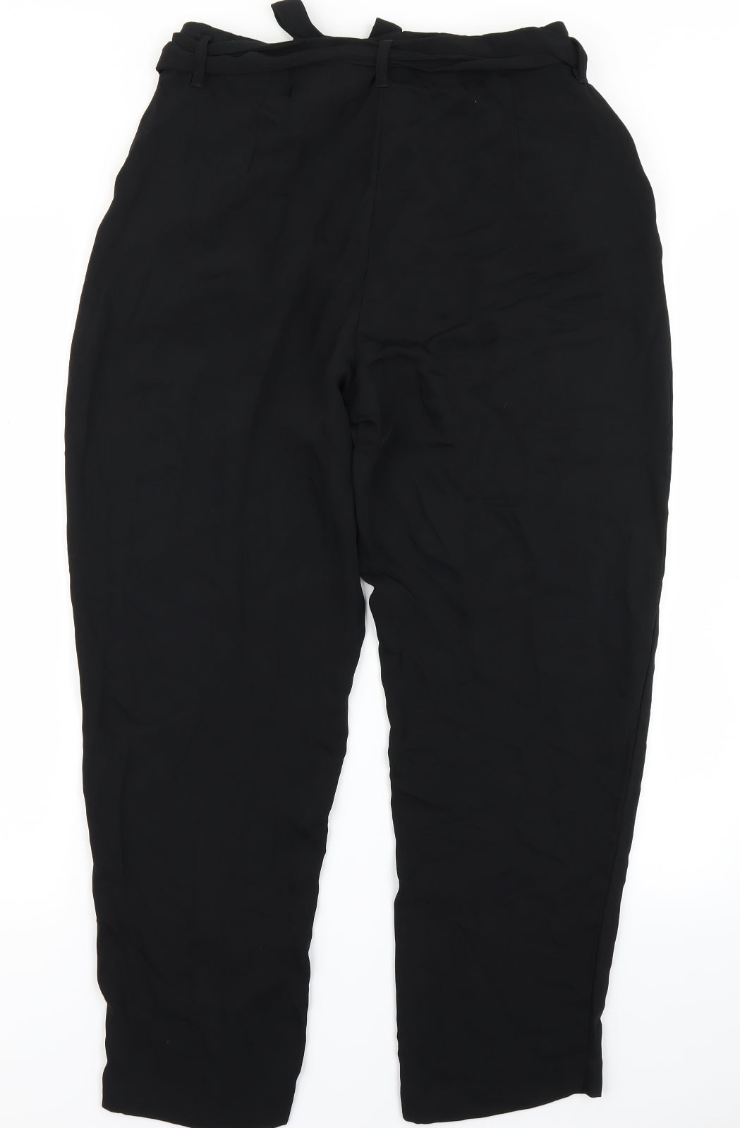 H&M Womens Black   Trousers  Size 14 L24 in