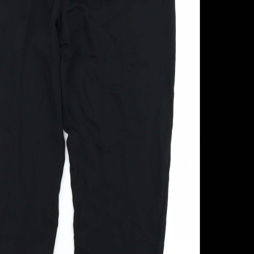 H&M Womens Black   Trousers  Size 14 L24 in