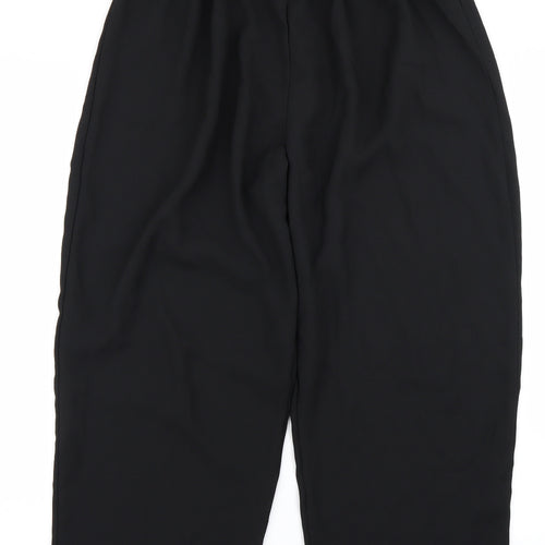 Preworn Womens Black   Trousers  Size 20 L23 in