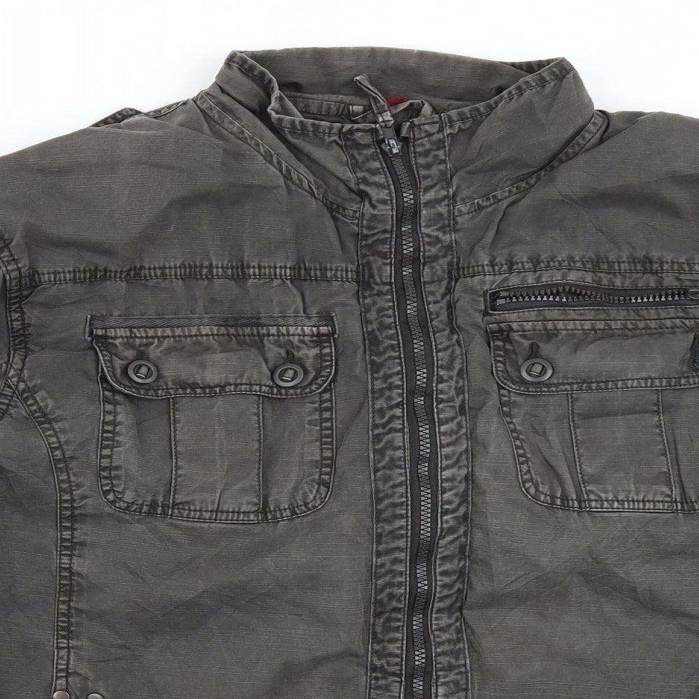 Denim Co Mens Grey   Jacket  Size XL