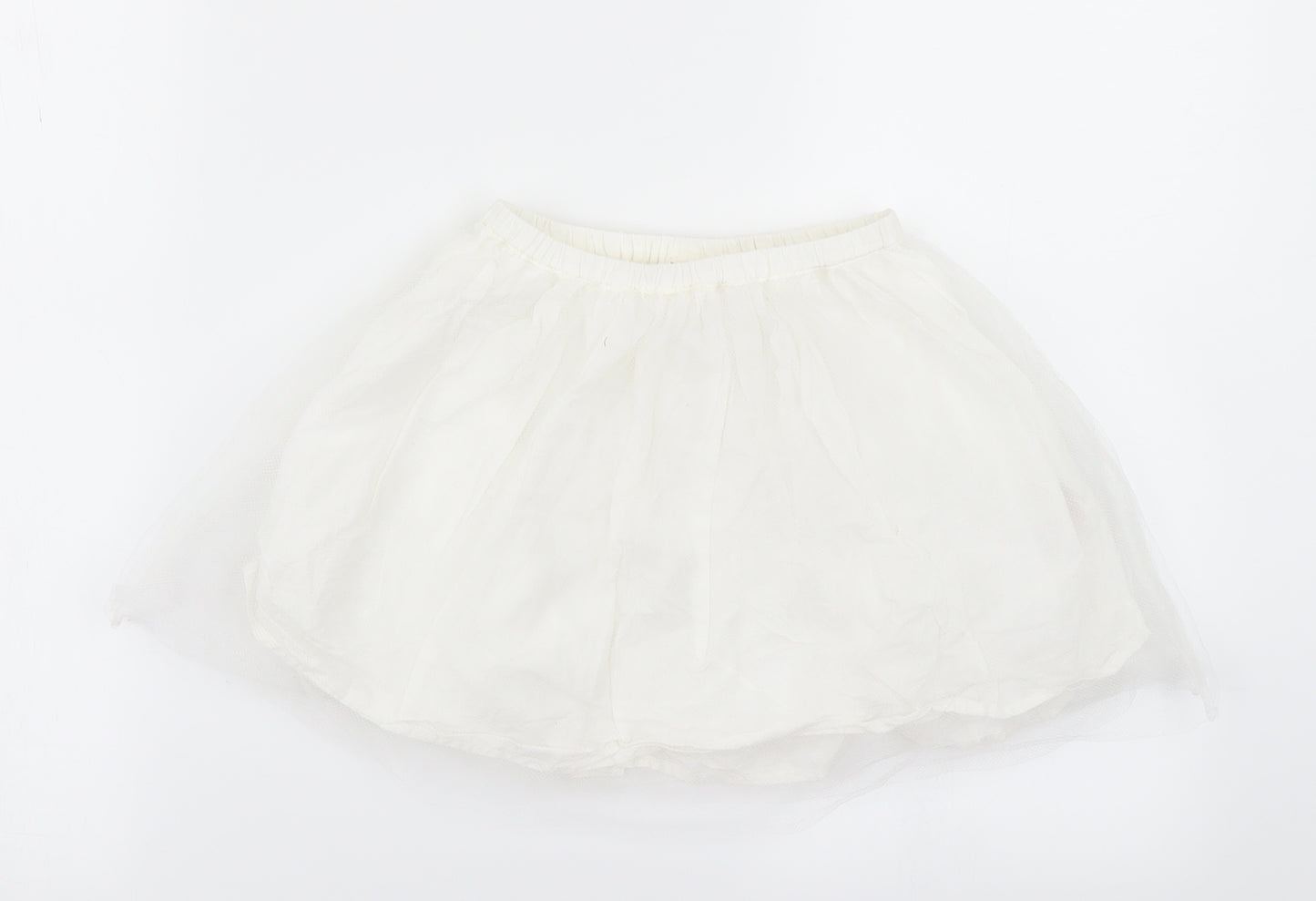 Mini Boden Girls White   Tutu Skirt Size 4-5 Years