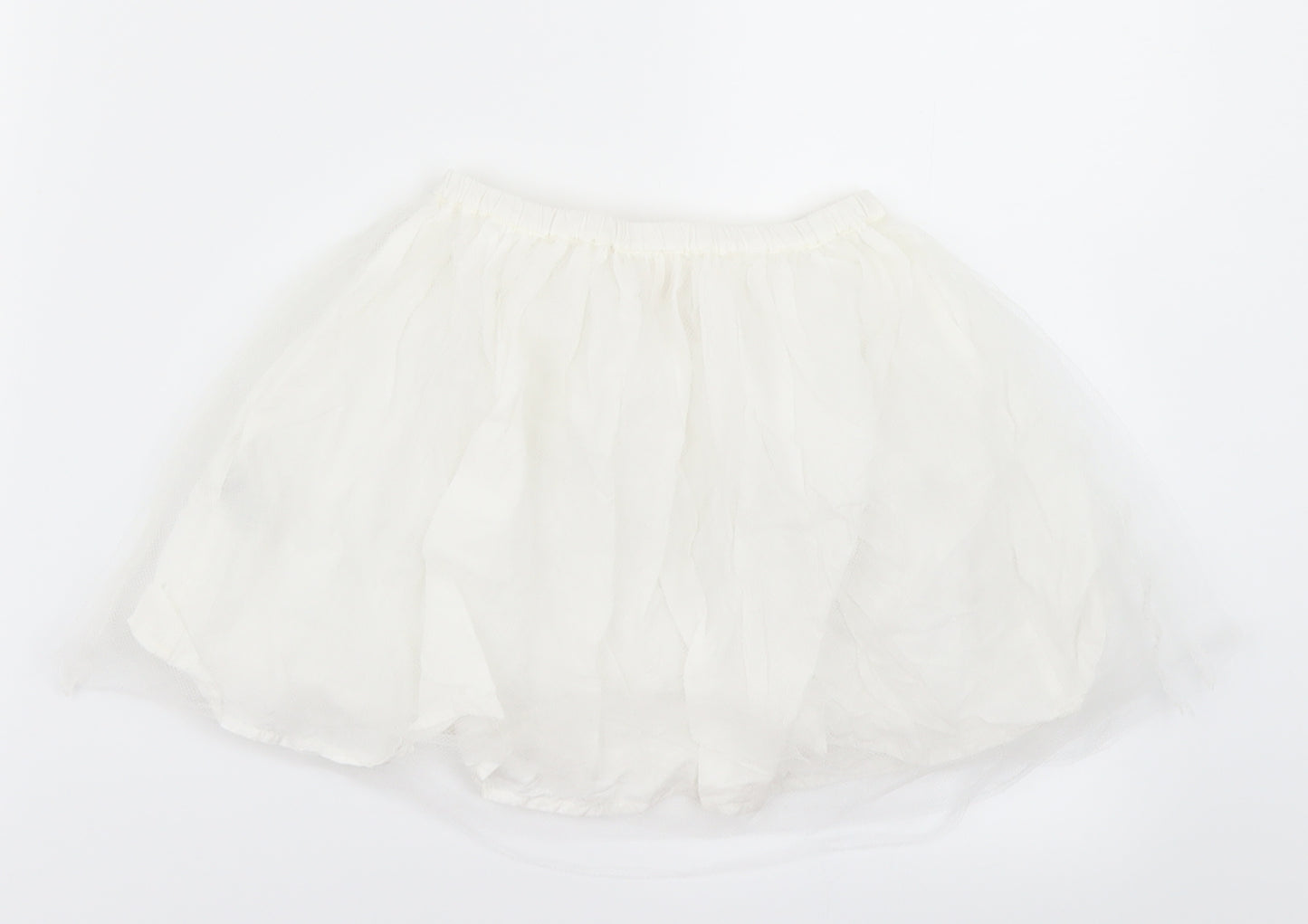 Mini Boden Girls White   Tutu Skirt Size 4-5 Years