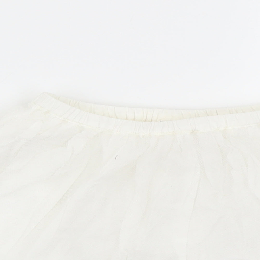 Mini Boden Girls White   Tutu Skirt Size 4-5 Years