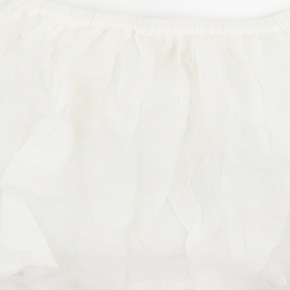 Mini Boden Girls White   Tutu Skirt Size 4-5 Years