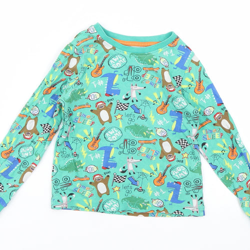 TU Boys Green   Basic T-Shirt Size 3-4 Years
