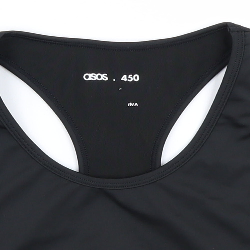 ASOS Womens Black   Cropped Tank Size 8