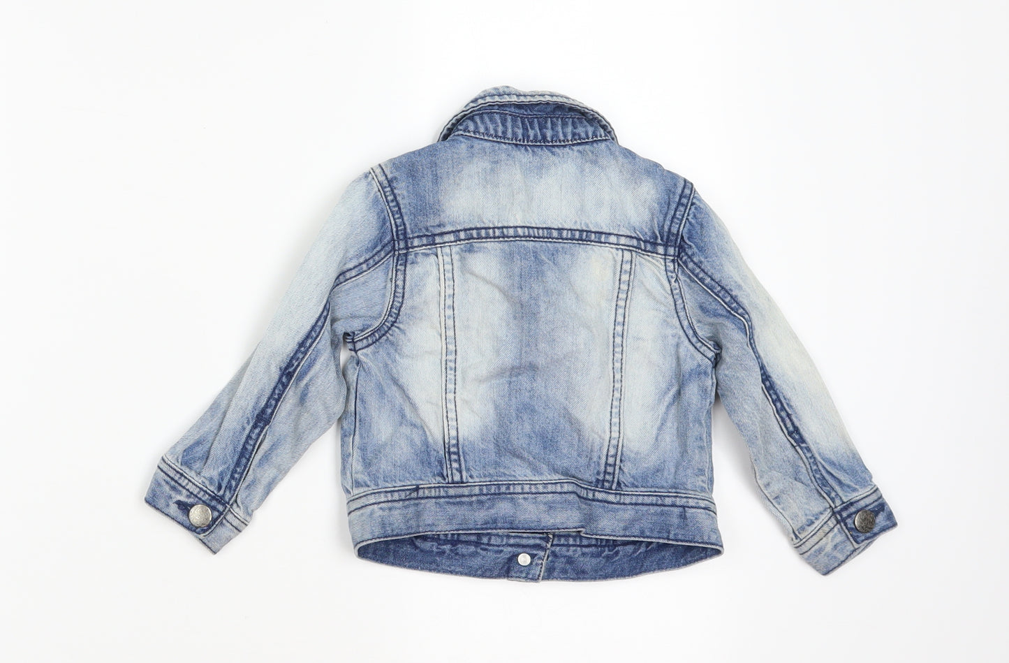 F&F Girls Blue  Denim Jacket  Size 18-24 Months