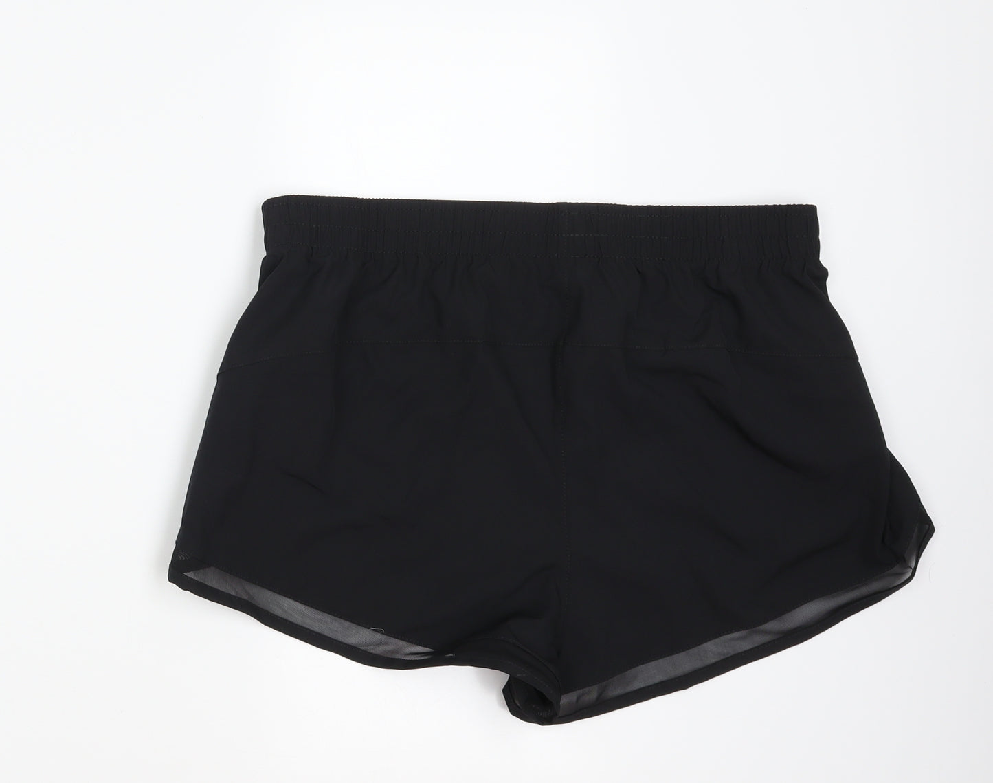WORKOUT Womens Black   Athletic Shorts Size L
