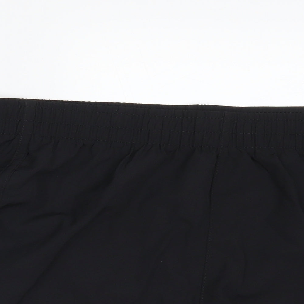 WORKOUT Womens Black   Athletic Shorts Size L