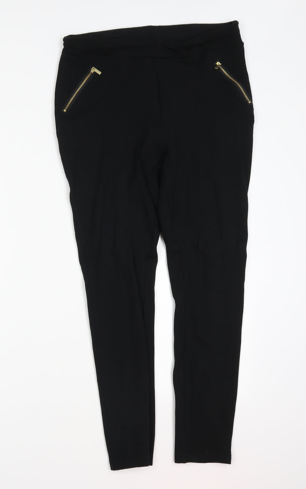 New Look Womens Black   Carrot Leggings Size 12 L26 in