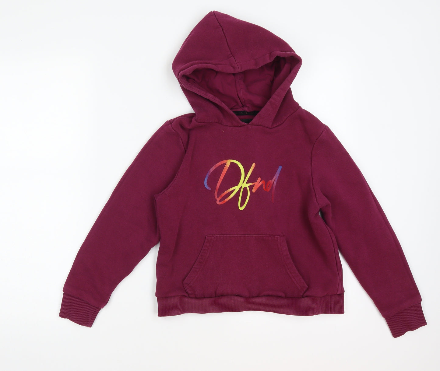 Dfnd Girls Red   Pullover Hoodie Size 11-12 Years