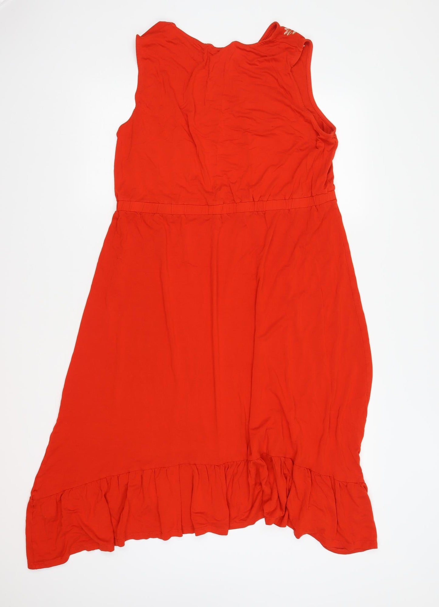 TU Womens Red Floral  A-Line  Size 18