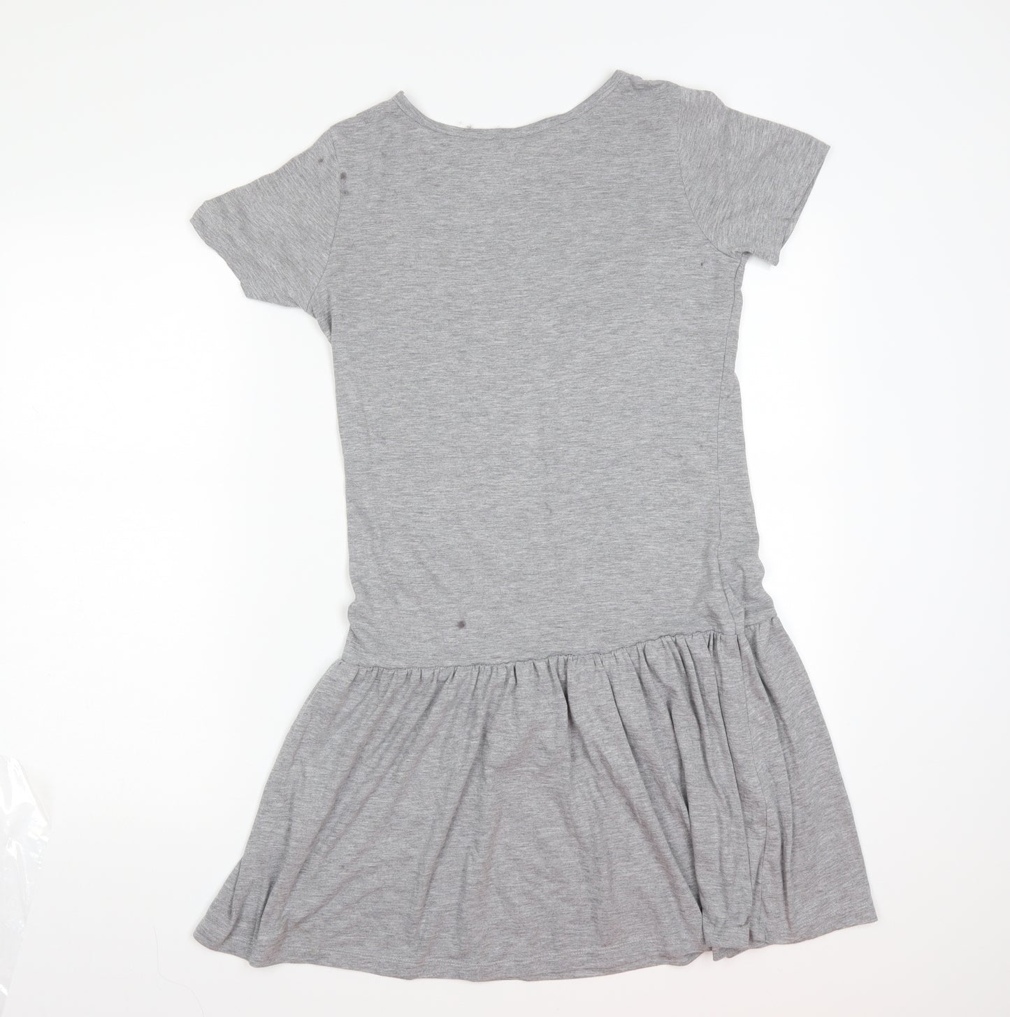 Primark Womens Grey   T-Shirt Dress  Size 10