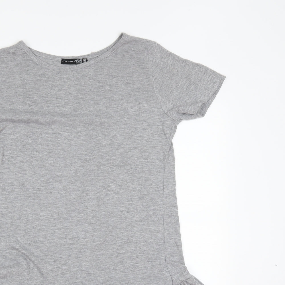 Primark Womens Grey   T-Shirt Dress  Size 10