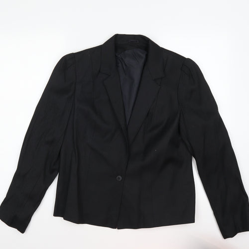 Preworn Womens Black   Jacket  Size 14
