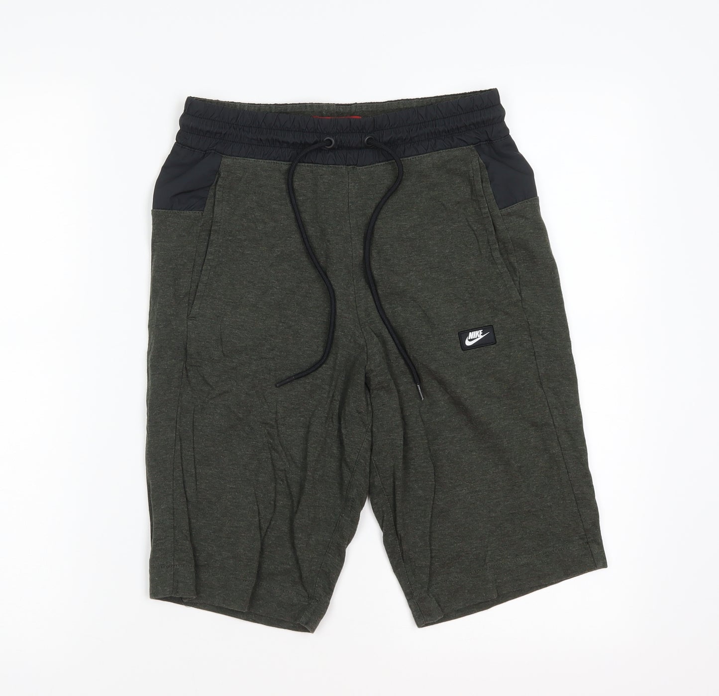 Nike Mens Green   Sweat Shorts Size XS