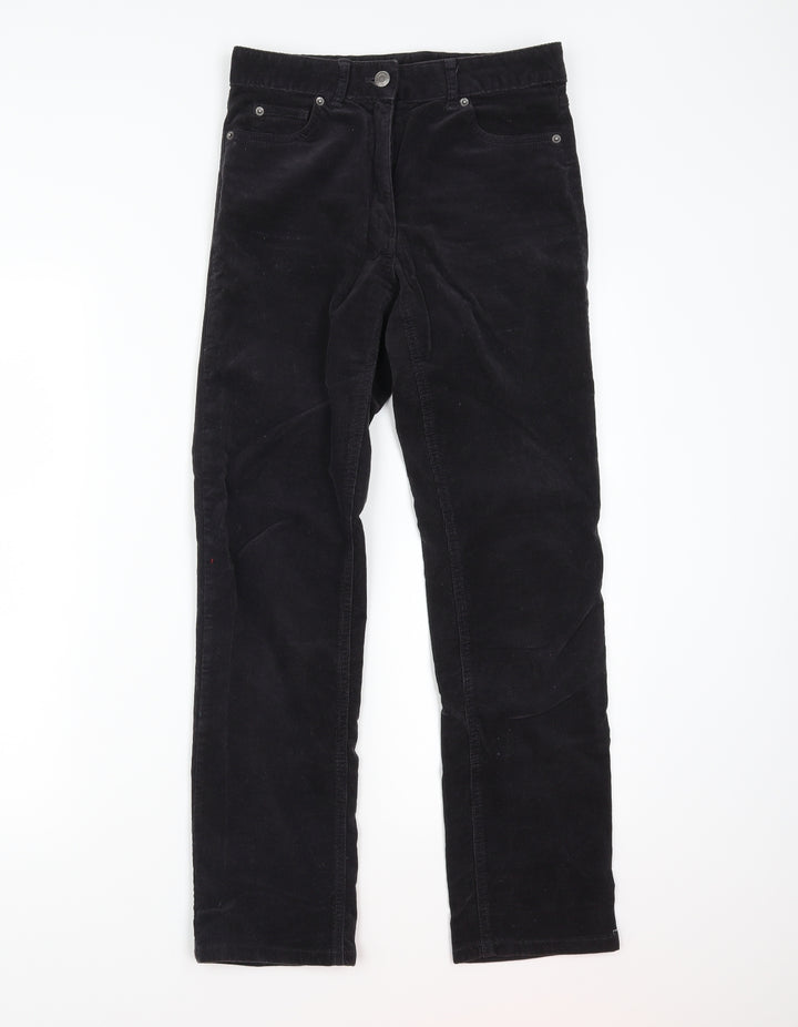 Marks and Spencer Womens Black Corduroy Skinny Jeans Size 6 L29 in