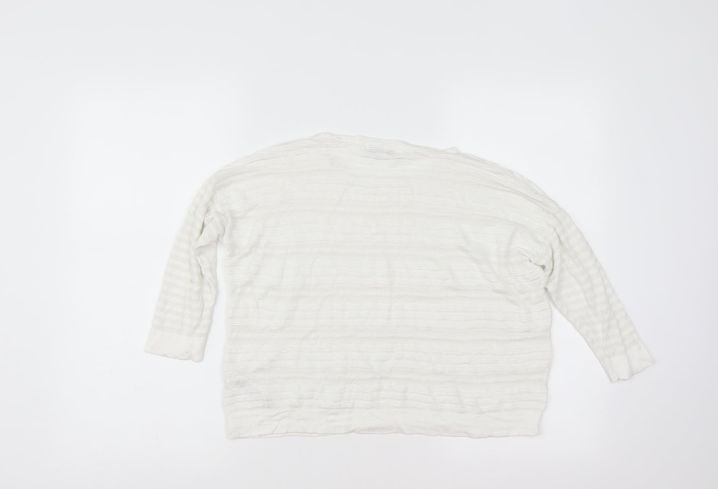 Wallis Womens White   Pullover Jumper Size S
