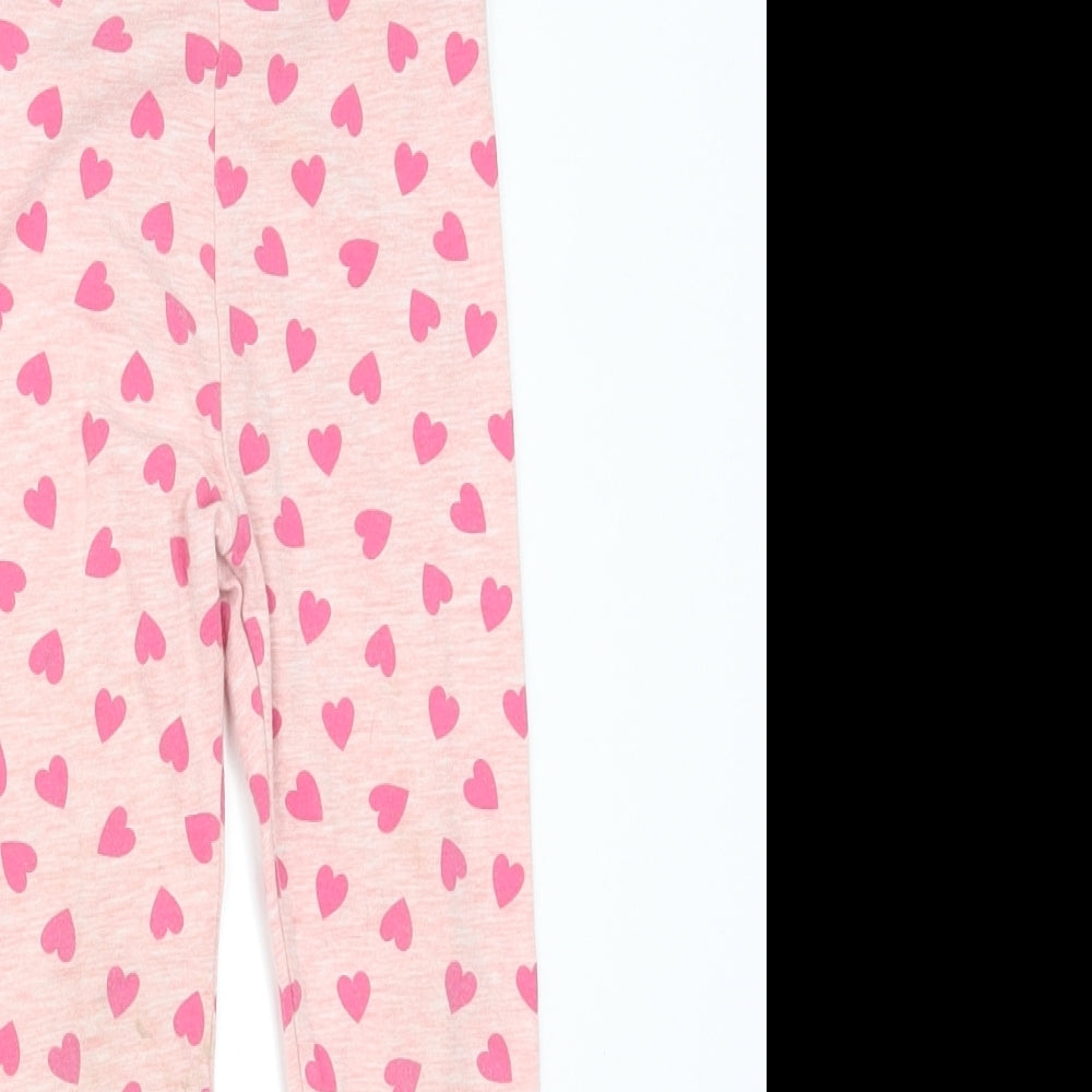 George Girls Pink Geometric  Carrot Trousers Size 3-4 Years - PAW PATROL