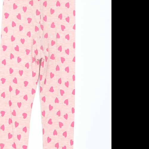 George Girls Pink Geometric  Carrot Trousers Size 3-4 Years - PAW PATROL
