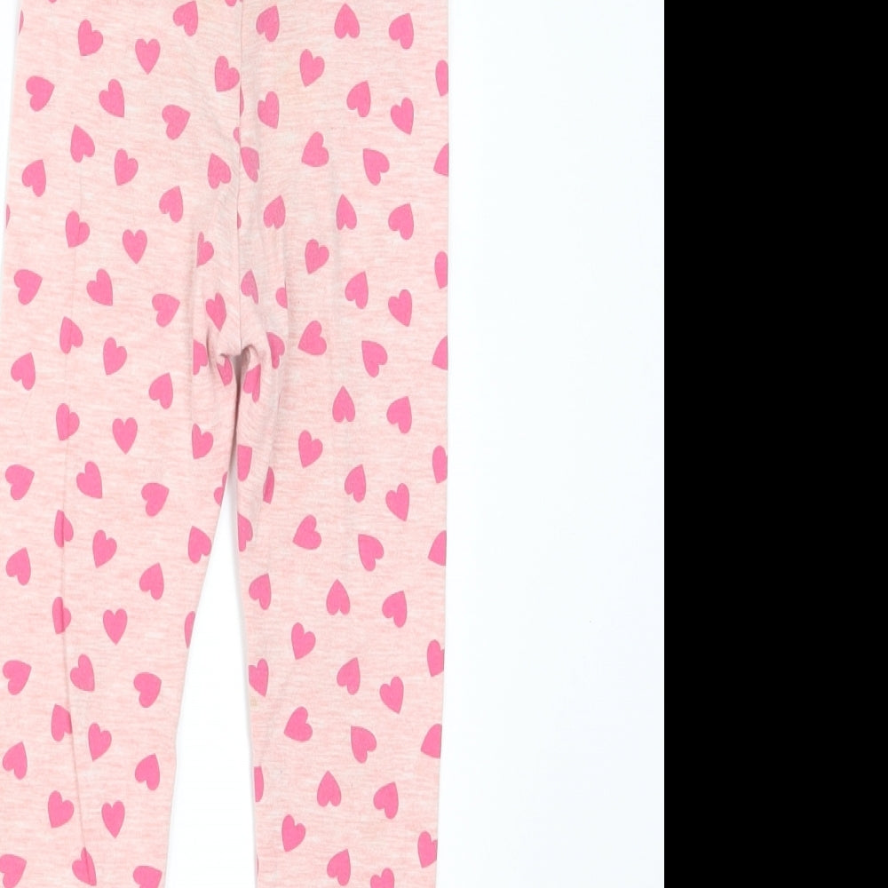 George Girls Pink Geometric  Carrot Trousers Size 3-4 Years - PAW PATROL