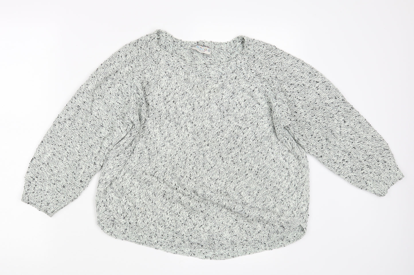 Indigo Womens Grey   Pullover Jumper Size 14