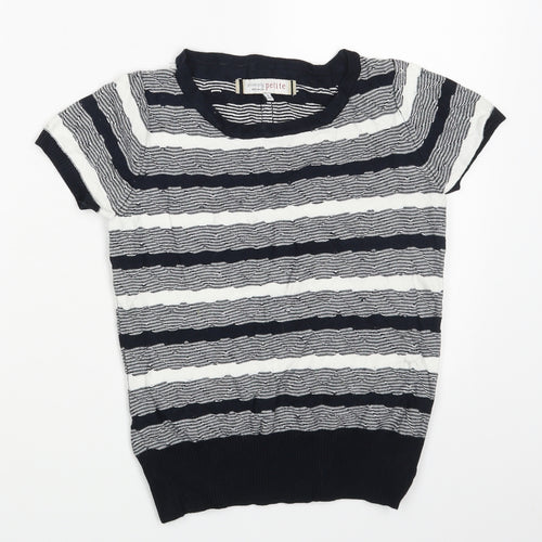 Principles Womens Multicoloured Striped  Pullover Jumper Size 8