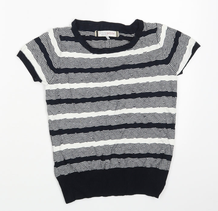 Principles Womens Multicoloured Striped  Pullover Jumper Size 8