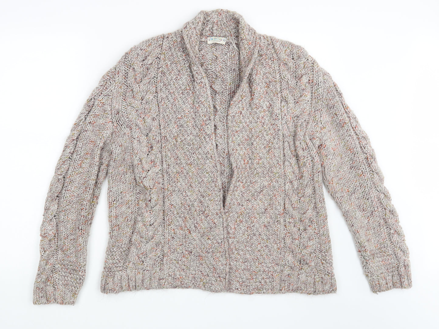 Indigo Womens Grey   Cardigan Jumper Size 14