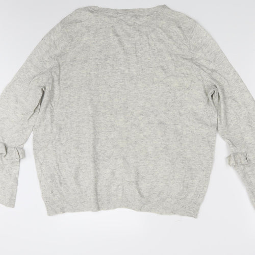 Wallis Womens Grey   Pullover Sweatshirt Size 18