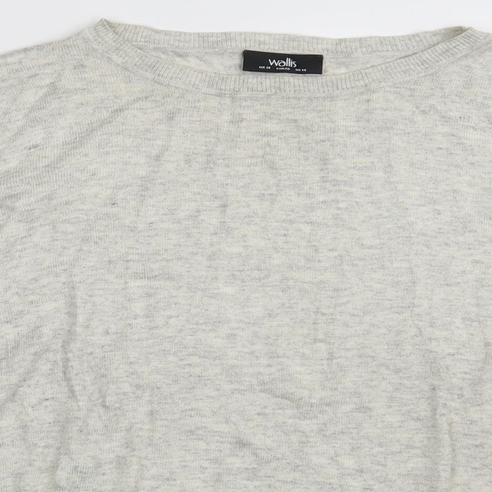 Wallis Womens Grey   Pullover Sweatshirt Size 18