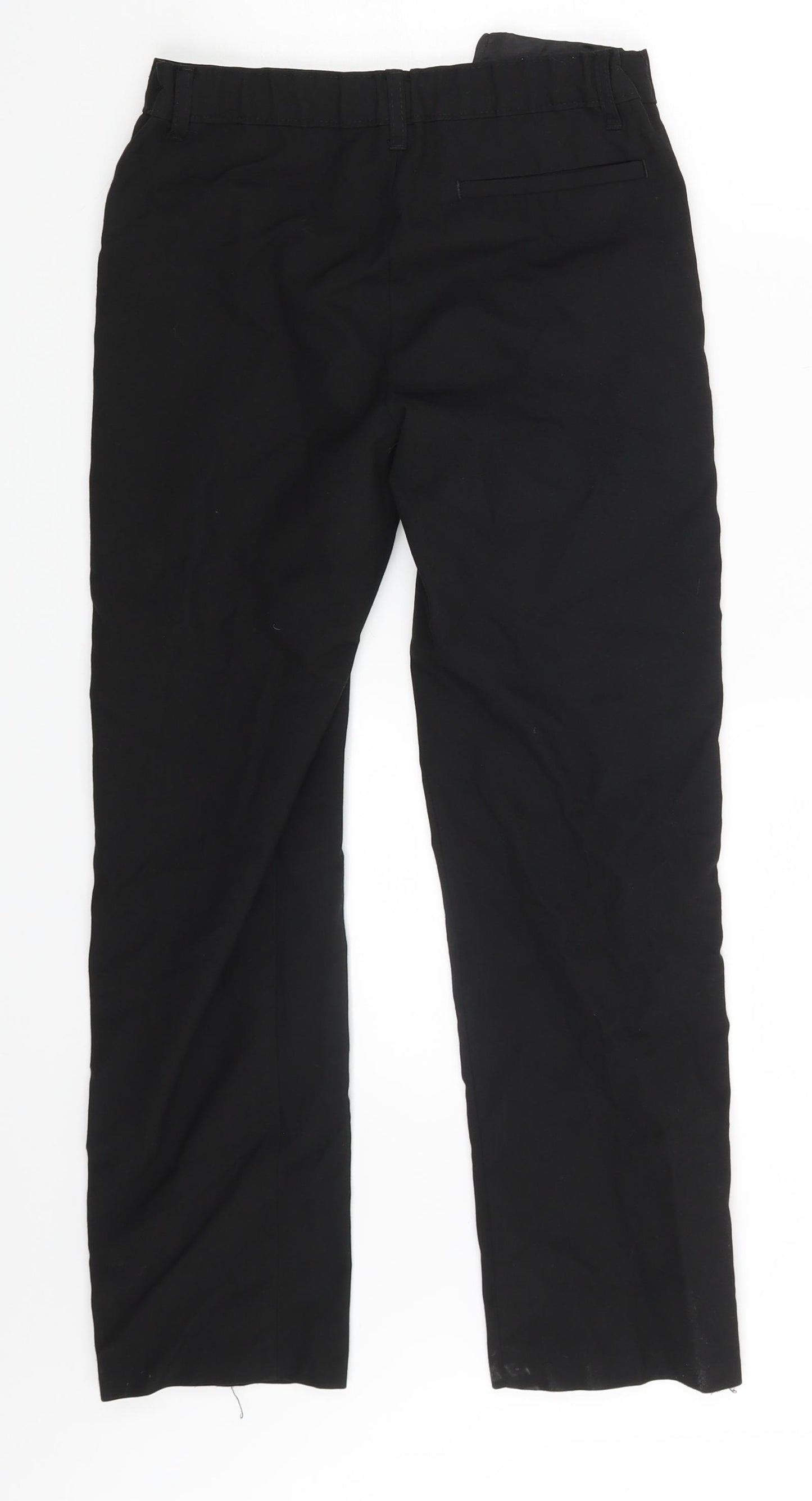 M&S Boys Black   Chino Trousers Size 10-11 Years
