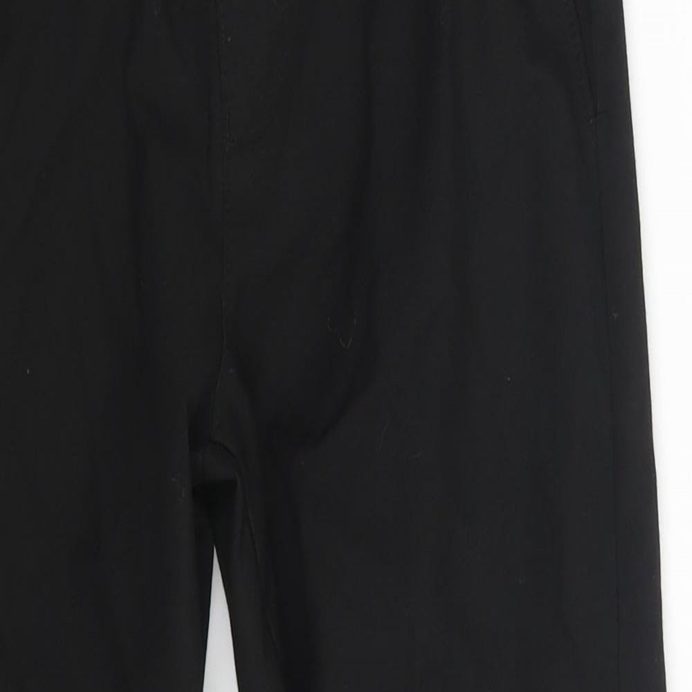 M&S Boys Black   Chino Trousers Size 10-11 Years