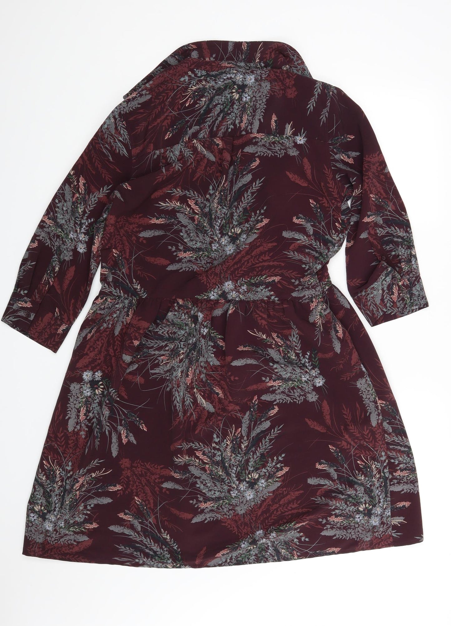 NEXT Womens Purple Paisley  Fit & Flare  Size 10