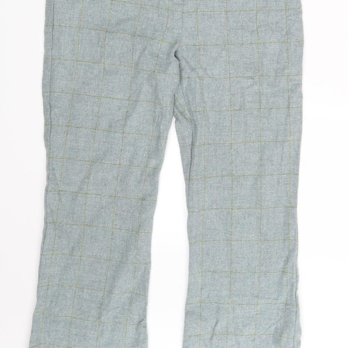 NEXT Womens Grey Striped  Trousers  Size 12 L28 in
