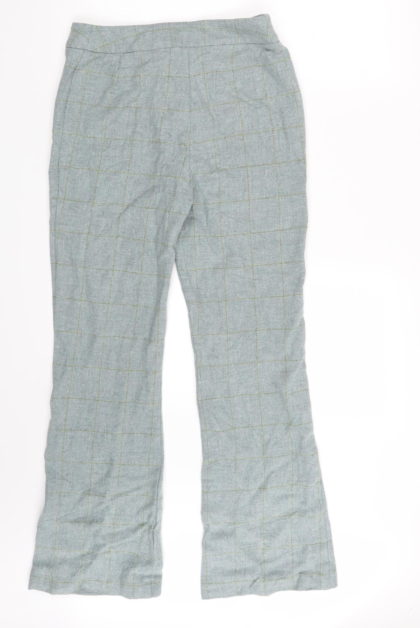 NEXT Womens Grey Striped  Trousers  Size 12 L28 in