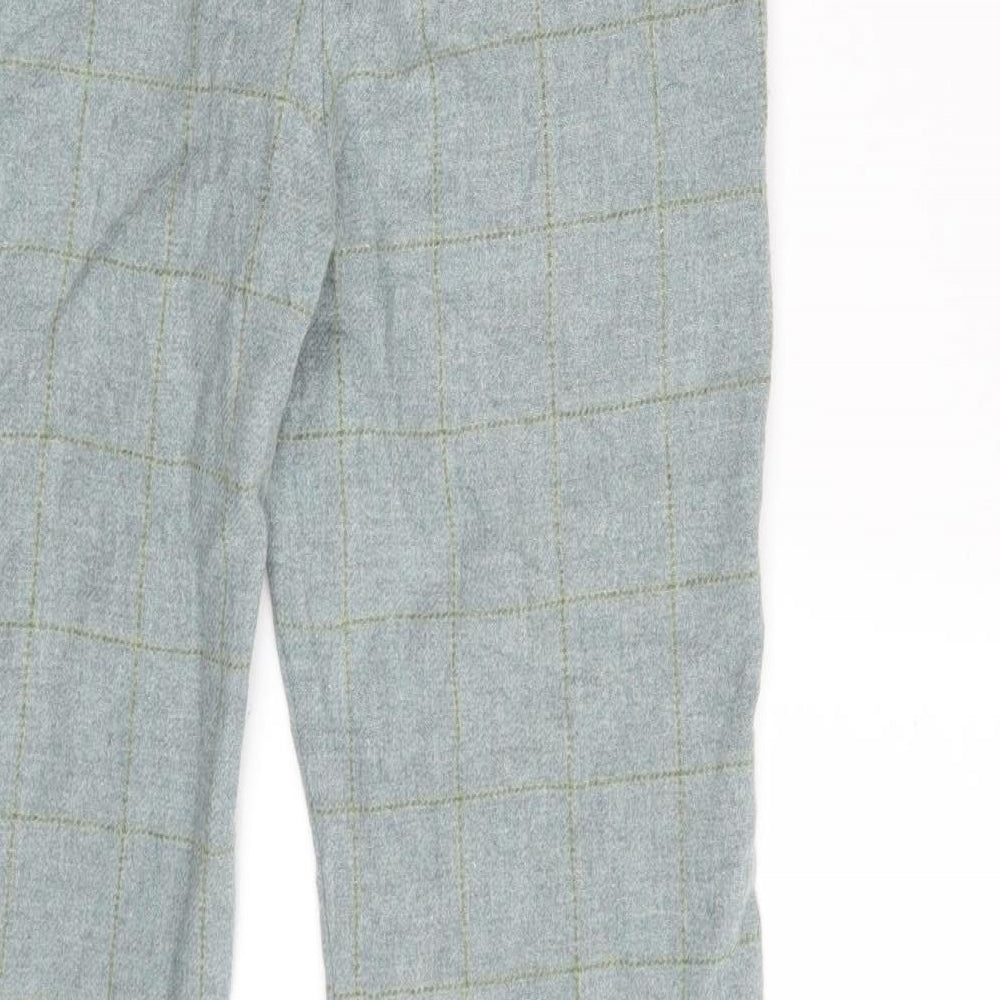 NEXT Womens Grey Striped  Trousers  Size 12 L28 in