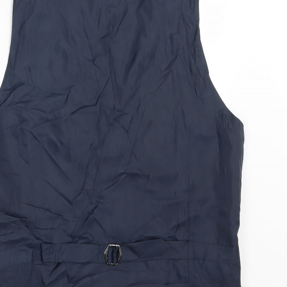 M&S Mens Blue   3-in-1 Jacket Waistcoat Size S