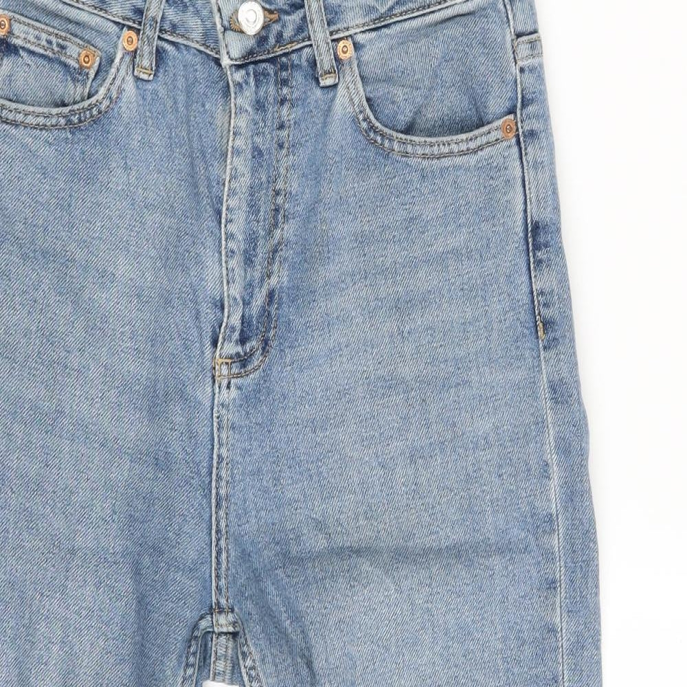 Moto Mens Blue  Denim Straight Jeans Size 28 L21 in