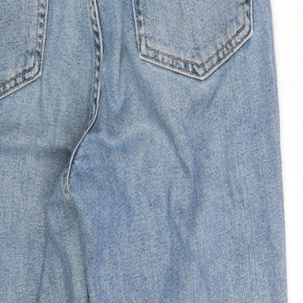 Moto Mens Blue  Denim Straight Jeans Size 28 L21 in