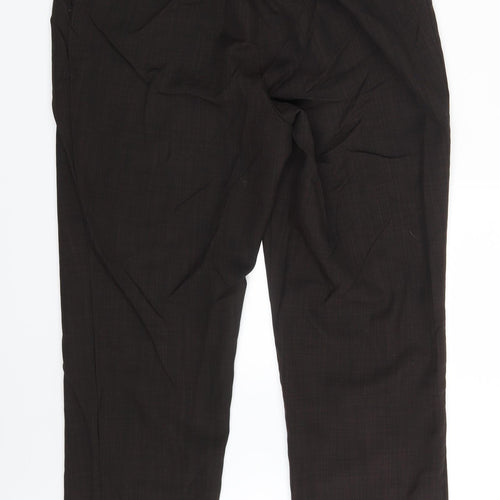 CLASSIC  Womens Brown   Trousers  Size 14 L25 in