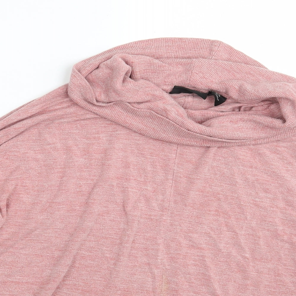 Rachel Zoe Womens Pink   Pullover Sweatshirt Size M