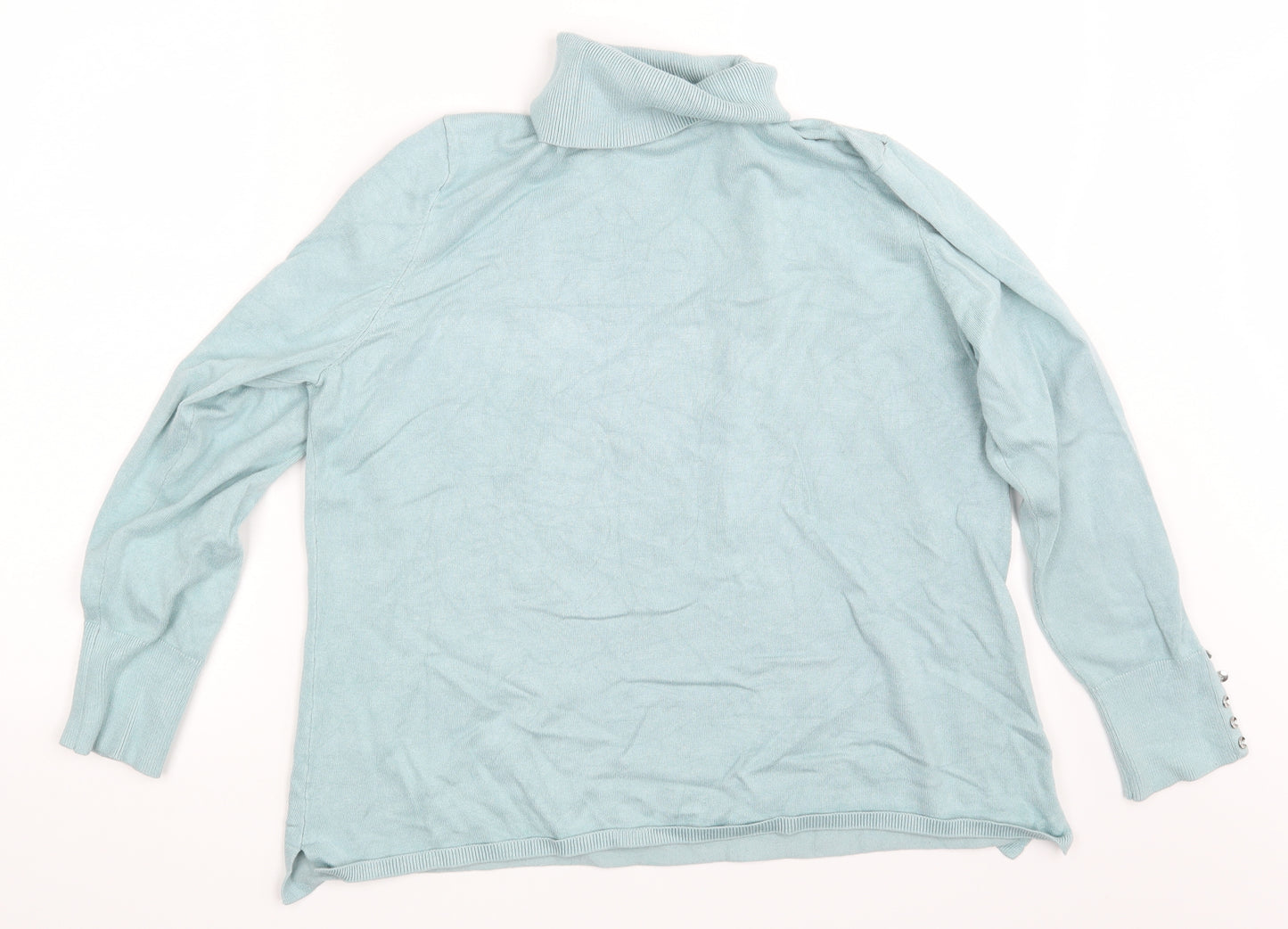 M&Co. Womens Blue   Pullover Sweatshirt Size 20