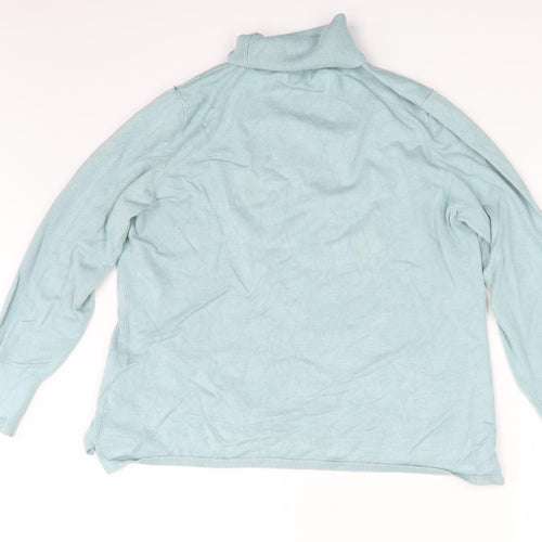 M&Co. Womens Blue   Pullover Sweatshirt Size 20