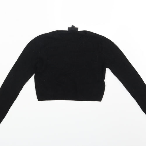 Topshop Womens Black   Pullover Jumper Size 8